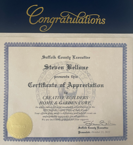 Certificate of Appreciation